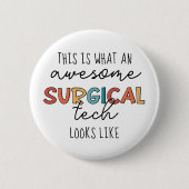 Chirurgische technologiste Funny Surgery OF Tech G Ronde Button 5,7 Cm (Voorkant)