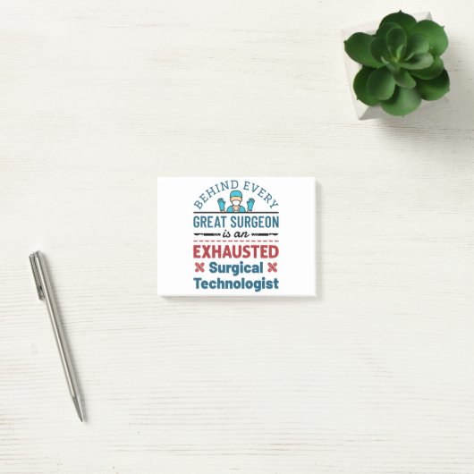 Chirurgische Technoloog chirurgische tech Funny Ge Post-it® Notes (Kantoor)