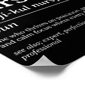 Chirurgische verpleegster definitie precisiezorg c poster (Hoek)