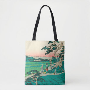 Chiryuu, Japan: Woodblock Print Tote Bag