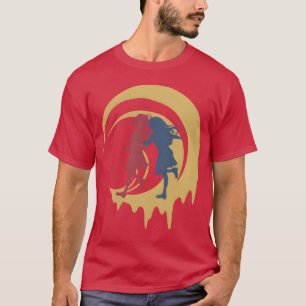 Chisato andakina Silhouette Lycoris Recoil Anime f T-shirt