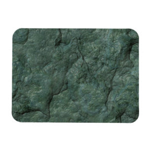 Chiseled Gray Green Rock Magneet