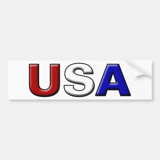 Chiseled USA Bumpersticker (Voorkant)