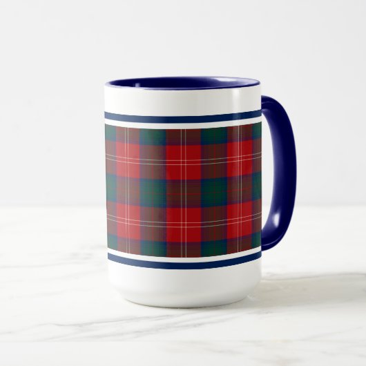 Chisholm Clan Tartan Scottish Pset Mok (Voorkant rechts)