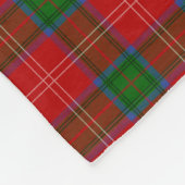 Chisholm Family Tartan Pset Pattern Fleece Deken (Hoek)