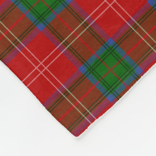 Chisholm Family Tartan Pset Pattern Fleece Deken