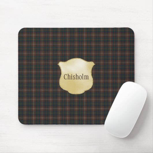 Chisholm Hunting Modern Original Scottish Tartan Muismat (Met muis)