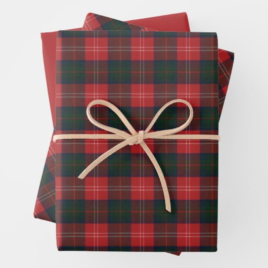 Chisholm Modern Original Scottish Tartan Inpakpapier Vel (In situ)