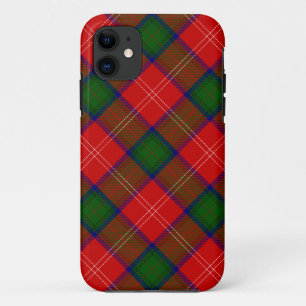Chisholm tartan red green plaid iPhone 11 hoesje