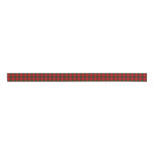 Chisholm tartan red green plaid grosgrain lint (Voorkant)