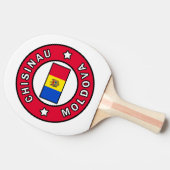 Chisinau Moldova Tafeltennisbatje (Zijkant)