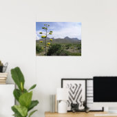 Chisos Mountains - Big Bend, Texas Poster (Thuiskantoor)