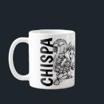 CHISPA & BOLO Steampunk Animal Mug<br><div class="desc">Add personality to your coffee time with this unique mug featuring a playful black-and-white illustration of two steampunk-inspired animal characters: a clever squirrel and a quirky bird wearing mechanical gear and goggles. The design also includes the bold names “CHISPA” and “BOLO, ” giving the mug a fun and creative identity....</div>