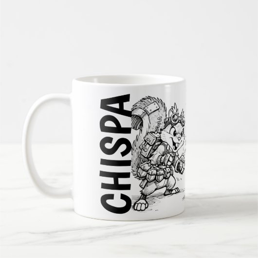 CHISPA & BOLO Steampunk Animal Mug (Gauche)