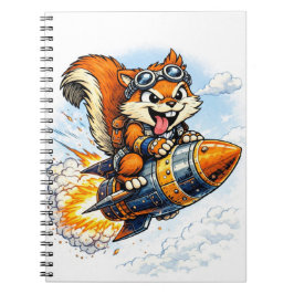 Chispa the Rocket Squirrel Spiral Notebook Notitieboek