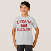 Chisum - Mustangs - Middelbare School - Paris Texa T-shirt (Voorkant volledig)