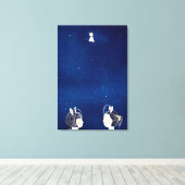 Chit Chat 2009 Canvas Afdruk (Insitu (Houten vloer))