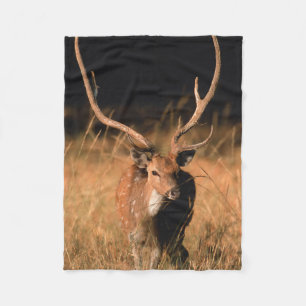 Chital Natural Habitat   Nationaal park Bandhavgar Fleece Deken