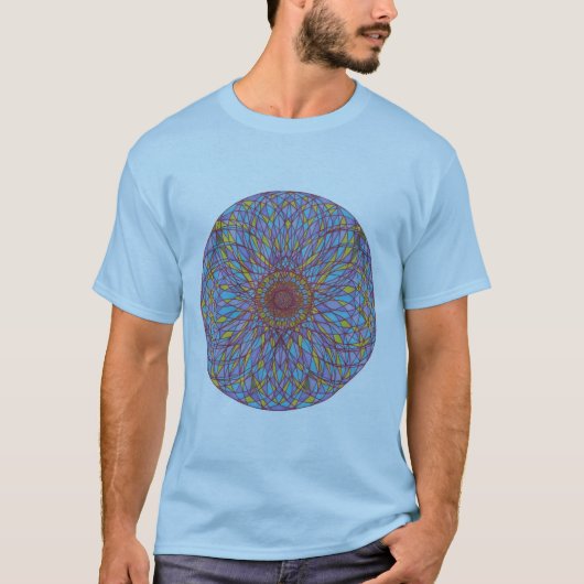 CHITALA mandala t-shirt (Voorkant)