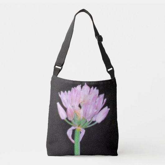 Chives Flower Crossbody Tas (Voorkant)