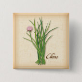 Chives Herb Button (Voorkant)