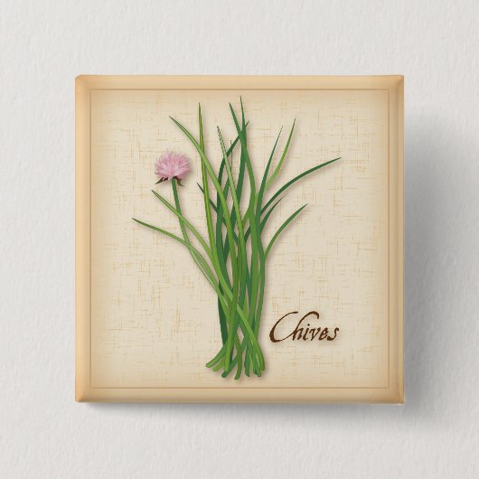Chives Herb Button (Voorkant)