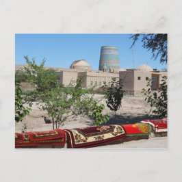 Chiwa, Khiva Blick zum Kalta-Minor-Minarett Briefkaart
