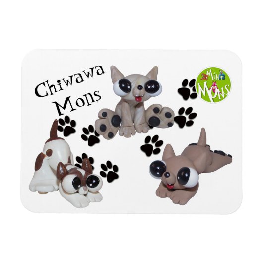 Chiwawa Mon Magnet (Horizontal)