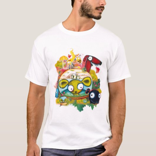 Chiwawas dans le T-shirt d'Aleloop de l'espace (Devant)