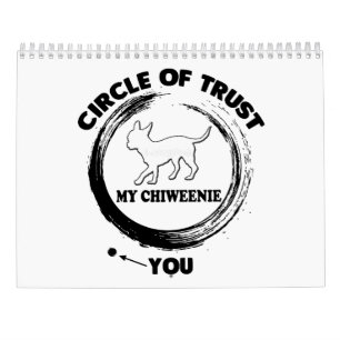 Chiweenie Calendar Gifts for Papa Mam Grandma Kalender