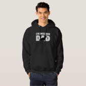 Chiweenie Dad  Chiweenie  Father Dog Dad Hoodie (Voorkant volledig)