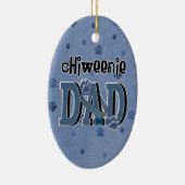 ChiWeenie DAD Keramisch Ornament (Rechts)