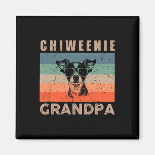 Chiweenie Dog Opa Gifts for Men Fun Gr Magneet