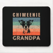 Chiweenie Dog Opa Gifts for Men Fun Gr Muismat (Voorkant)