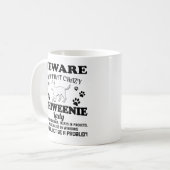 Chiweenie Mok Coffee Cup Gifts for mam Dad Women (Voorkant links)