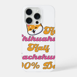 Chiweenie Vader Half Chihuahua Dachshund Grappige  iPhone 15 Pro Hoesje