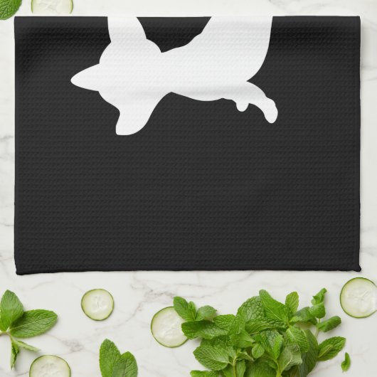 chiweenie yoga ness gift , chihuahua dachshund theedoek (Gevouwen)