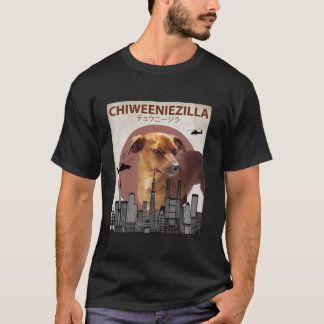 Chiweeniezilla Funny Chiweenie T Shirt Hondenliefh