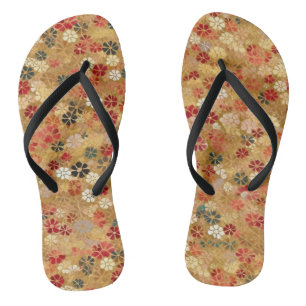 Chiyogami japonais Flore Motif tongs