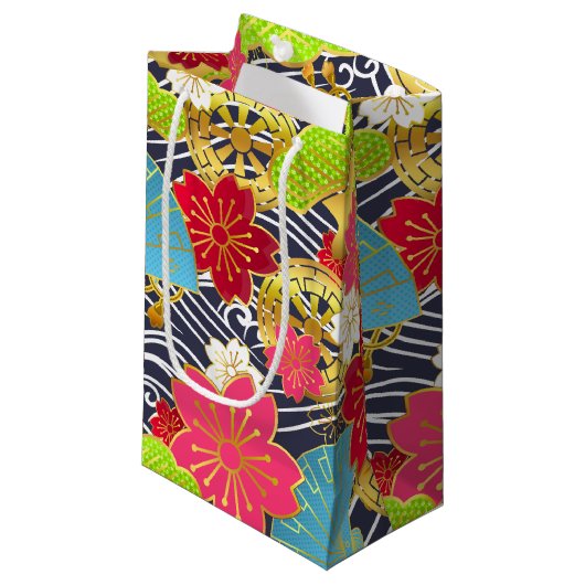 Chiyogami-Washi Styled-cadeautas Klein Cadeauzakje (Voorkant Gekanteld)