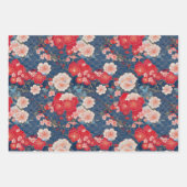 Chiyogami Yuzen Washi Style patroon Inpakpapier Vel (Voorkant)