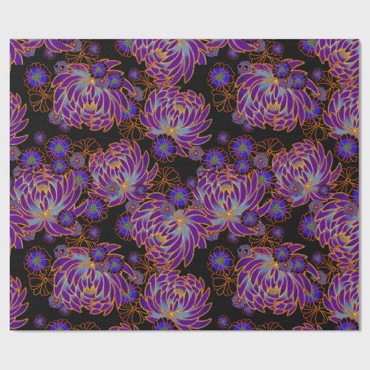 Chiyogami Yuzen Washi Style patroon Verpakkingspap Cadeaupapier (Vlak)