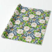 Chiyogami Yuzen Washi Styled Paper Cadeaupapier (Uitgerold)