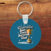 Chlamydia_ Been There, Survived That Funny Design  Sleutelhanger (Voorkant)