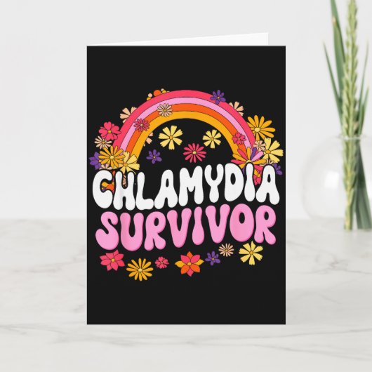Chlamydia-overlever Funny Grafisch Kaart (Voorkant)