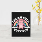 Chlamydia Survivor  Kaart (Gele Bloem)