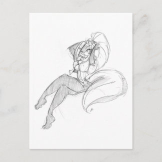Chloe Bored 05 Briefkaart