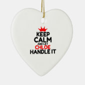 CHLOE HANDLE IT KERAMISCH ORNAMENT (Rechts)