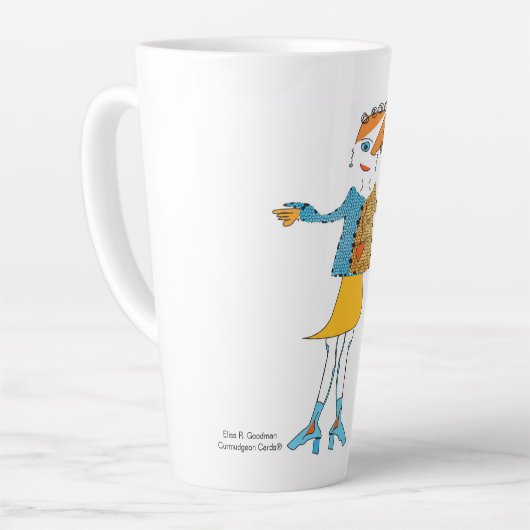 'CHLOE' Latte Mug (Angle gauche)
