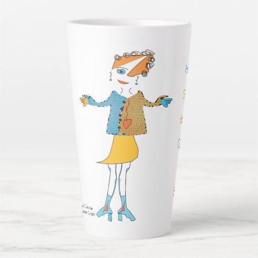 'CHLOE' Latte Mug (Devant)